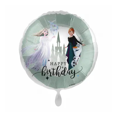 Disney Jégvarázs Pastel Happy Birthday fólia lufi 43 cm