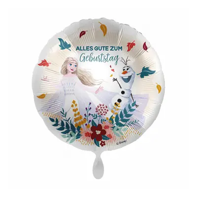 Disney Jégvarázs Elsa, Olaf Alles Gute zum Geburtstag fólia lufi 43 cm