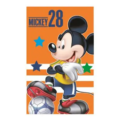 Disney Mickey Football Orange kéztörlő arctörlő, törölköző 35x65cm