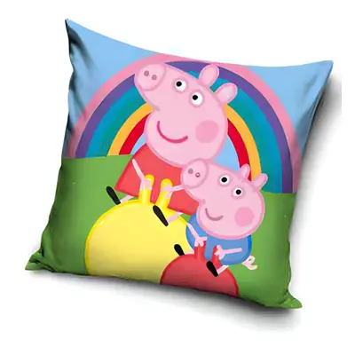 Peppa malac Rainbow párnahuzat 40x40 cm