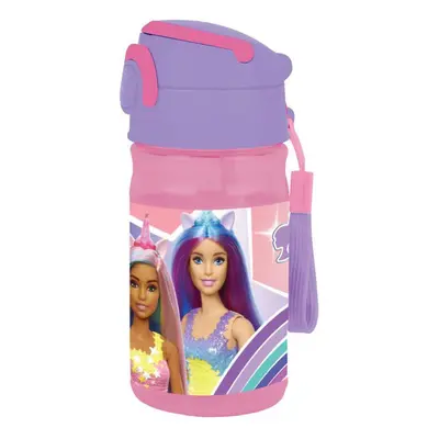 Barbie műanyag kulacs akasztóval 350 ml