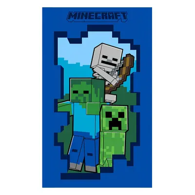 Minecraft Beware kéztörlő, arctörlő, törölköző 30x50 cm