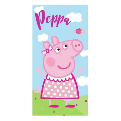 Peppa malac Meadow fürdőlepedő, strand törölköző 70x140cm (Fast Dry)