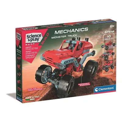 Monster Truck Mechanics 10 az 1-ben építőjáték Clementoni