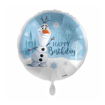 Disney Jégvarázs Olaf Snow Happy Birthday fólia lufi 43 cm