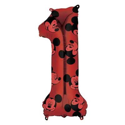 Disney Mickey Red fólia lufi 1-es 66 cm