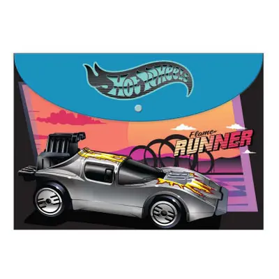 Hot Wheels Flame Runner A/4 Irattartó tasak