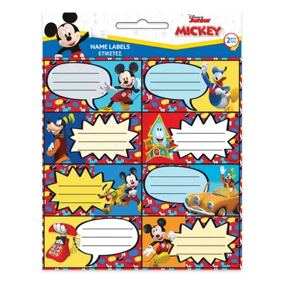 Disney Mickey Fun Times füzetcímke 16 db-os - ÚJ