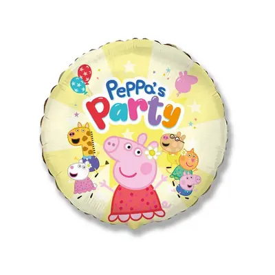 Peppa malac Yellow fólia lufi 48 cm (WP)