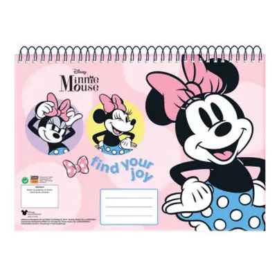 Disney Minnie Joy A/4 spirál vázlatfüzet 30 lapos