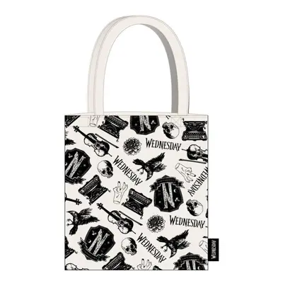 Wednesday Black shopping bag, bevásárlótáska 39 cm