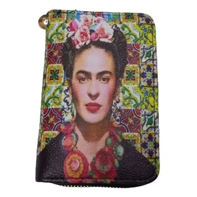 Színes mintás pénztárca - Frida Kahlo - ÚJ