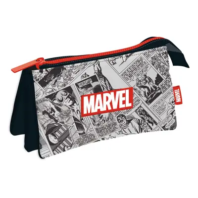 Marvel Comic 3 rekeszes tolltartó 21 cm