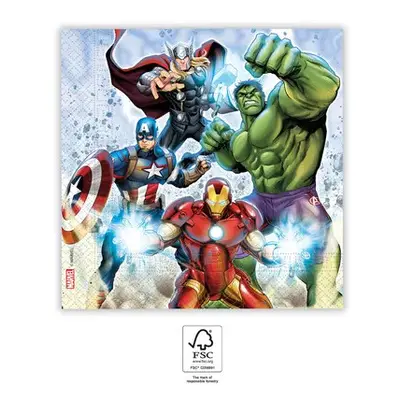 Bosszúállók Infinity Stones szalvéta 20 db-os 33x33 cm FSC