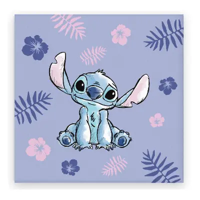 Disney Lilo és Stitch, A csillagkutya Purple kéztörlő, arctörlő, törölköző 30x30cm