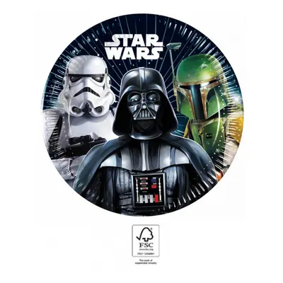 Star Wars Galaxy papírtányér 8 db-os 20 cm FSC