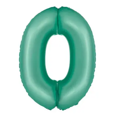 Menta 0-ás Mint Mat szám fólia lufi 76 cm