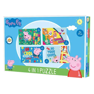 Peppa malac puzzle 4 az 1-ben