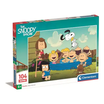 Snoopy Pool Party 104 db-os puzzle Clementoni