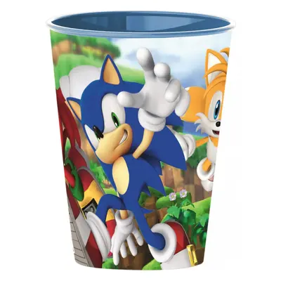 Sonic, a sündisznó műanyag pohár 260 ml