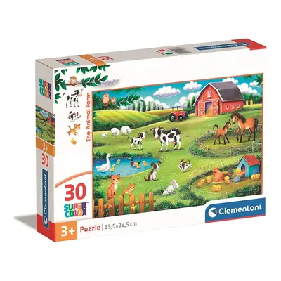 Állatos Farm 30 db-os puzzle Clementoni