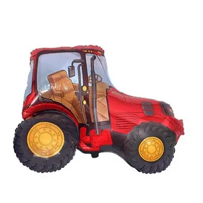 Tractor Red, Traktor fólia lufi 36 cm (WP)