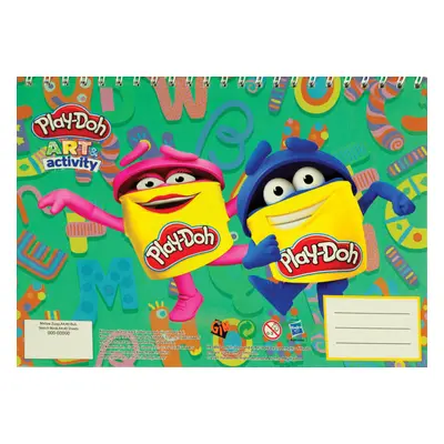 Play-Doh Art A/4 spirál vázlatfüzet, rajzfüzet 40 lapos