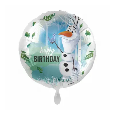 Disney Jégvarázs Olaf Happy Birthday fólia lufi 43 cm