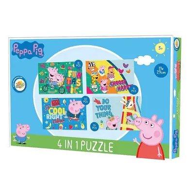 Peppa malac Fun puzzle 4 az 1-ben