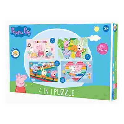 Peppa malac puzzle 4 az 1-ben