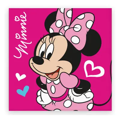 Disney Minnie Love kéztörlő, arctörlő, törölköző 30x30cm