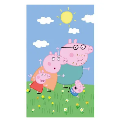 Peppa malac Family kéztörlő, arctörlő, törölköző 30x50 cm