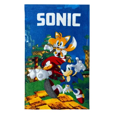 Sonic a sündisznó Speedy kéztörlő, arctörlő, törölköző 30x50 cm