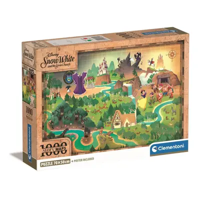 Mesetérkép Snow White 1000 db-os puzzle Clementoni