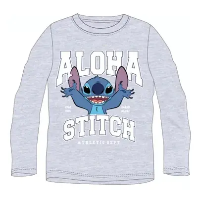 98-as szürke gyerek hosszú póló, felső - Disney Lilo és Stitch, A csillagkutya - ÚJ