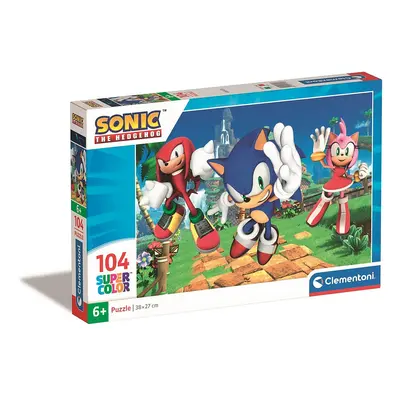 Sonic, a sündisznó Amy Rose 104 db-os puzzle Clementoni