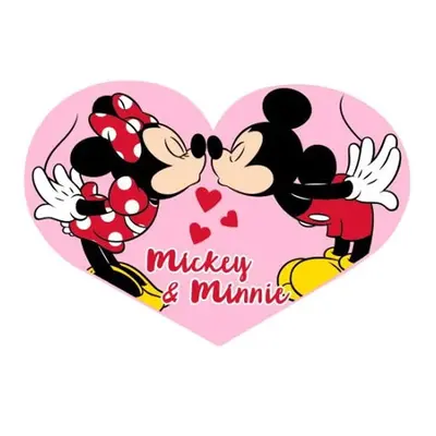 Disney Minnie, Mickey Heart 3D formapárna, díszpárna 40 cm