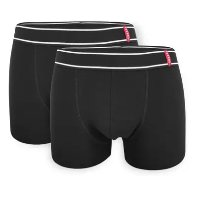 Dressa 133 pamut férfi boxer short - fekete - 2db