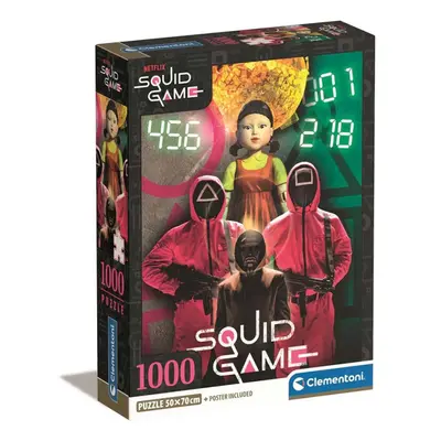 Squid Game 1000 db-os puzzle Clementoni