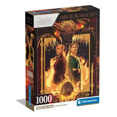 Sárkányok Háza 1000 db-os puzzle Clementoni