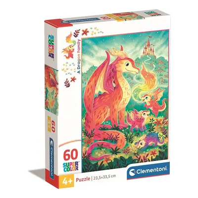 Sárkány Family 60 db-os puzzle Clementoni