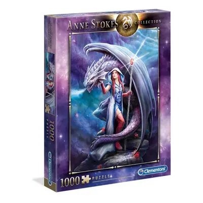 Anne Stokes Dragon Mage 1000 db-os puzzle Clementoni