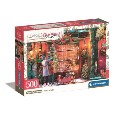 Karácsonyi Old Toy Shop 500 db-os puzzle Clementoni