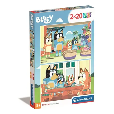 Bluey Family Time 2x20 db-os puzzle Clementoni