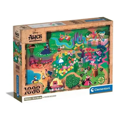 Mesetérkép Alice 1000 db-os puzzle Clementoni