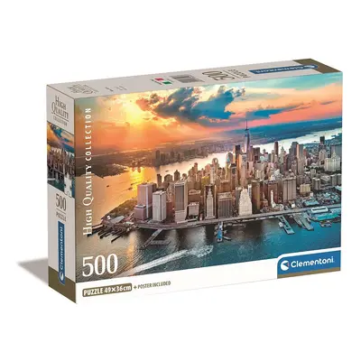 New York Sunset 500 db-os puzzle Clementoni