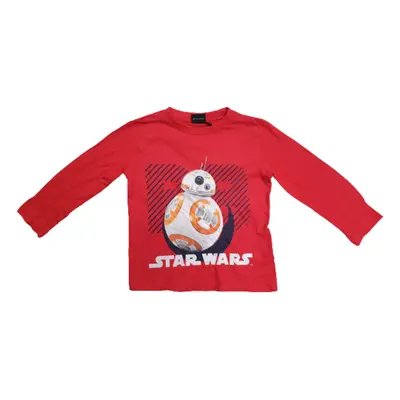 98-as piros pamutfelső - BB8 - Star Wars - ÚJ