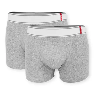 Dressa 133 pamut férfi boxer short - melírszürke - 2db