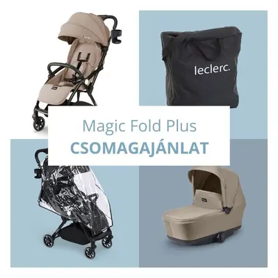 Leclerc Magicfold Bundle Deal babakocsi szett csomagajánlat - Sand