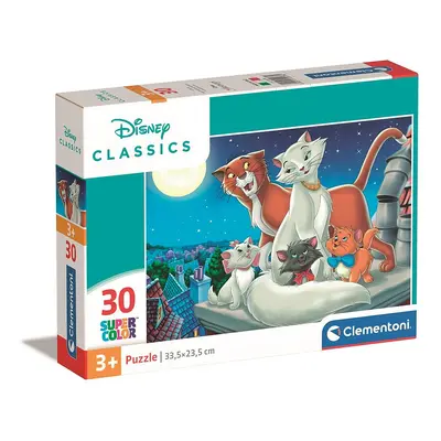 Disney Classics Macskarisztokraták 30 db-os puzzle Clementoni